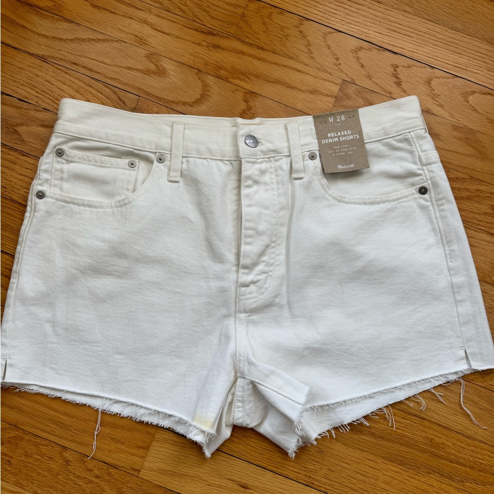 Madewell Relaxed Denim Short size 28